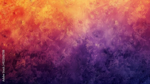 A gradient background transitioning smoothly from deep purple at the top to bright orange at the bottom, with soft, blended colors and a subtle texture that adds depth and interest, perfect for