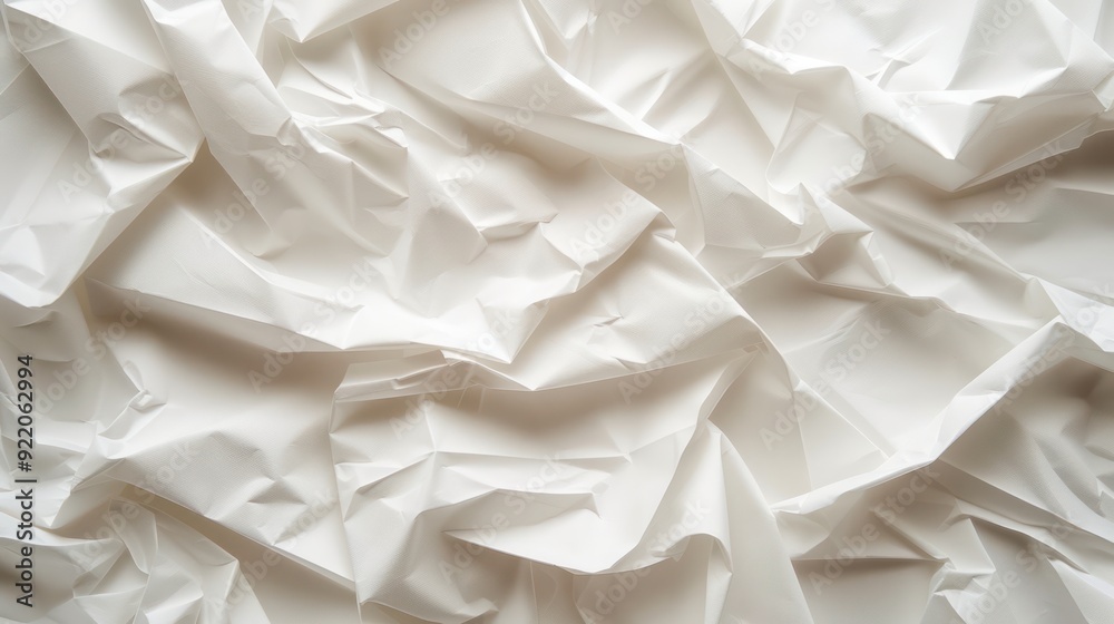White folded and wrinkled paper texture background abstract White folded and wrinkled paper texture background abstract