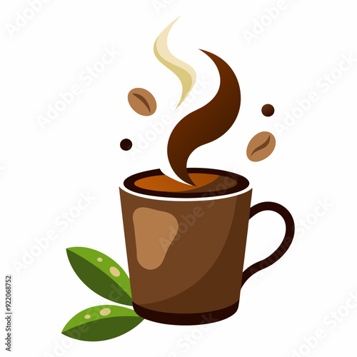 Fresh coffee vector illustration