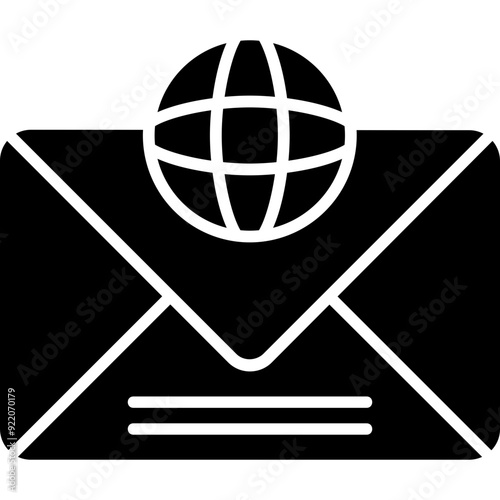 Global Communication Vector Icon Design