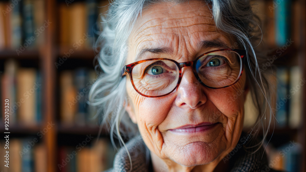 Portrait of a smiling senior woman Portrait of a smiling senior woman