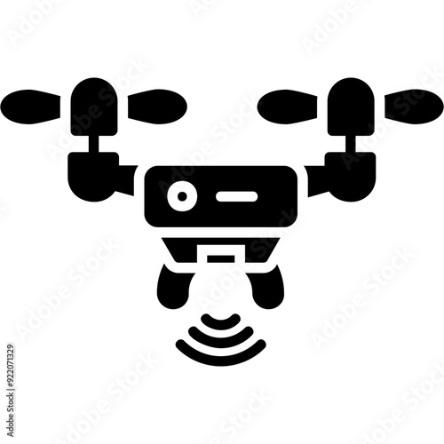 Drone Vector Icon Design