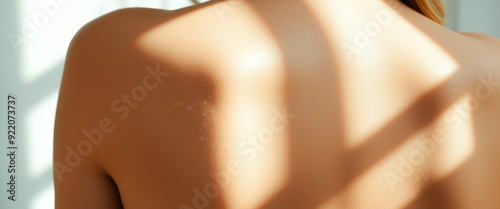 Obraz na płótnie Sunlit Skin Texture