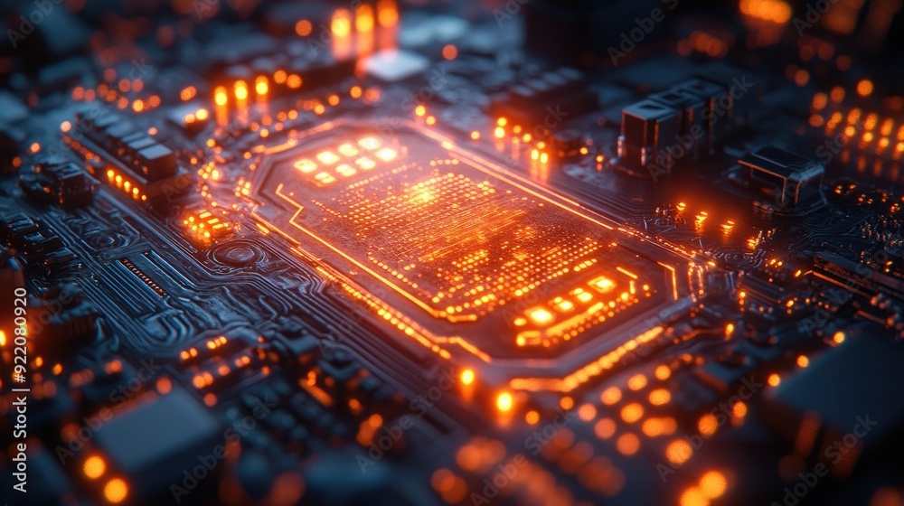 Holographic Tech Representing Futuristic Idea Creation and Innovation