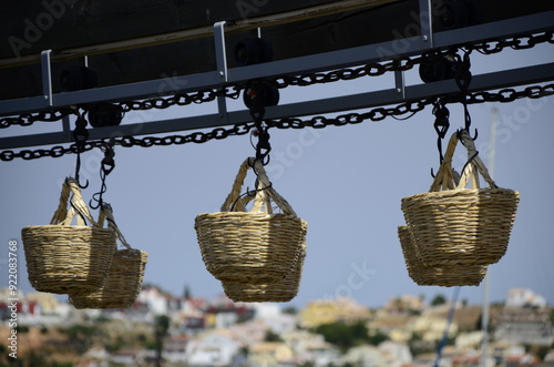 Fishermen's baskets in the maritime zone