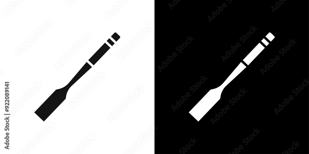 chisel icon line art vector