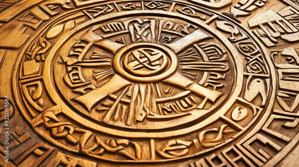 Vegvisir: The Viking Compass Symbol for Guidance and Protection, Featuring Intricate Norse Design Elements