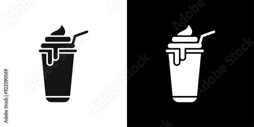 Frappe icon line art vector