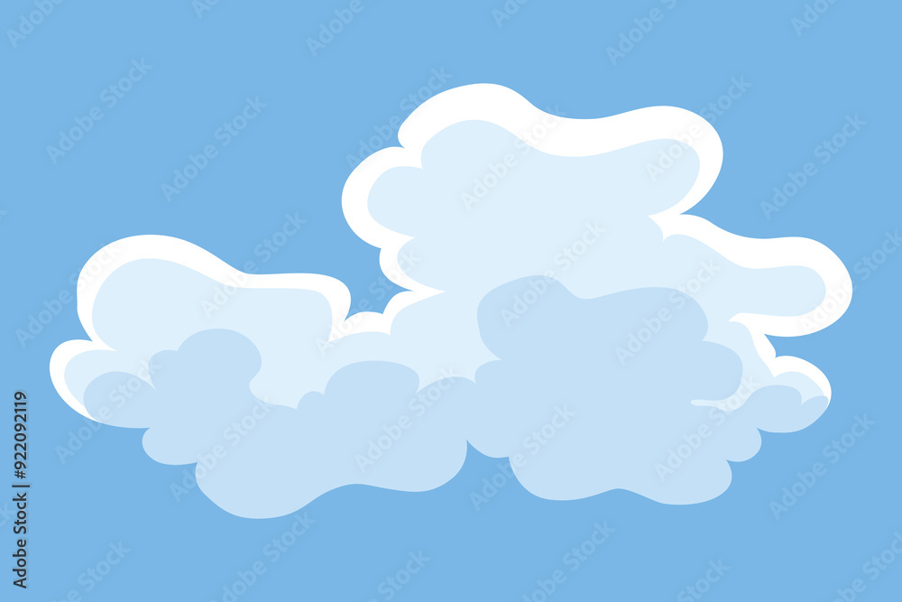 Cloud icon. Abstract white cloudscape icon symbol. Shapes in flat style. cloudy design element Cloud icon. Abstract white cloudscape icon symbol. Shapes in flat style. cloudy design element