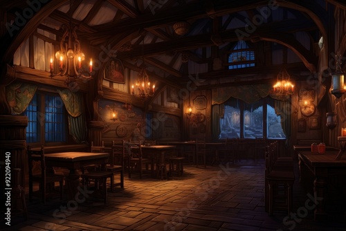 Inn architecture furniture building.