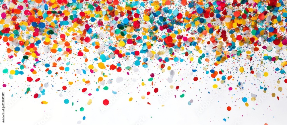 confetti on a white background. confetti on a white background.
