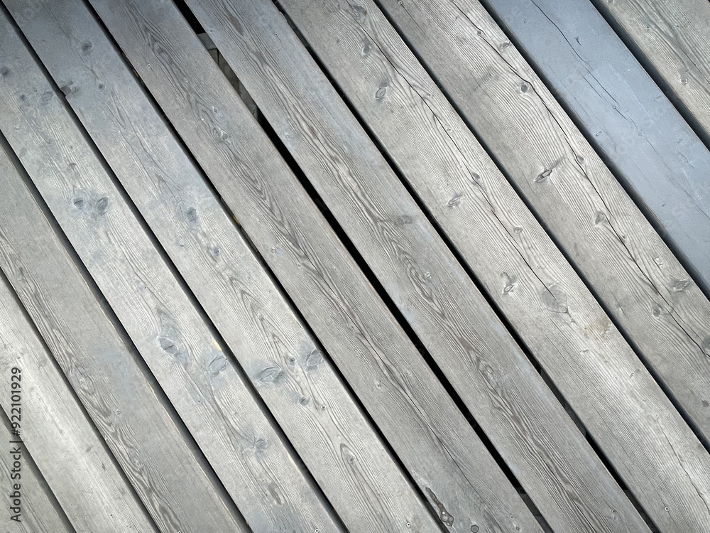 Gray wood texture background with one blue board Gray wood texture background with one blue board