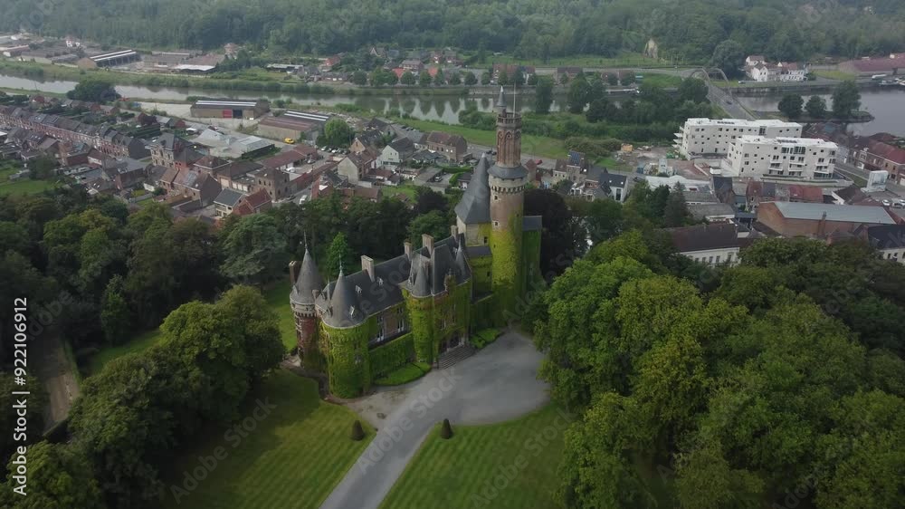 Discover the enchanting Antoing Castle surrounded near the banks of the river Discover the enchanting Antoing Castle surrounded near the banks of the river