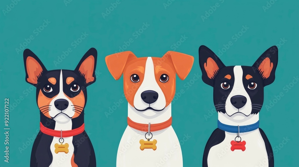 Flat design depicting pet nutrition and how to properly read pet food labels for a healthy informed and responsible pet owner Concept includes food package labels ingredients Flat design depicting pet nutrition and how to properly read pet food labels for a healthy informed and responsible pet owner Concept includes food package labels ingredients