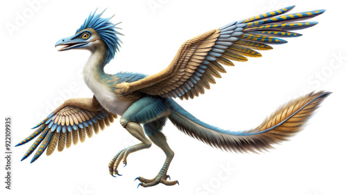 archaeopteryx on a transparent background