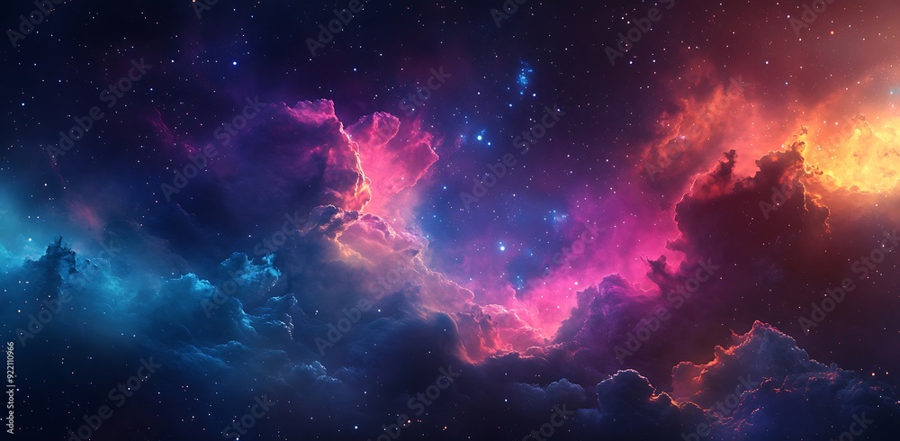 Vibrant Nebula background