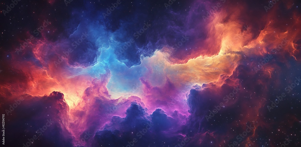 Vibrant Nebula background Vibrant Nebula background