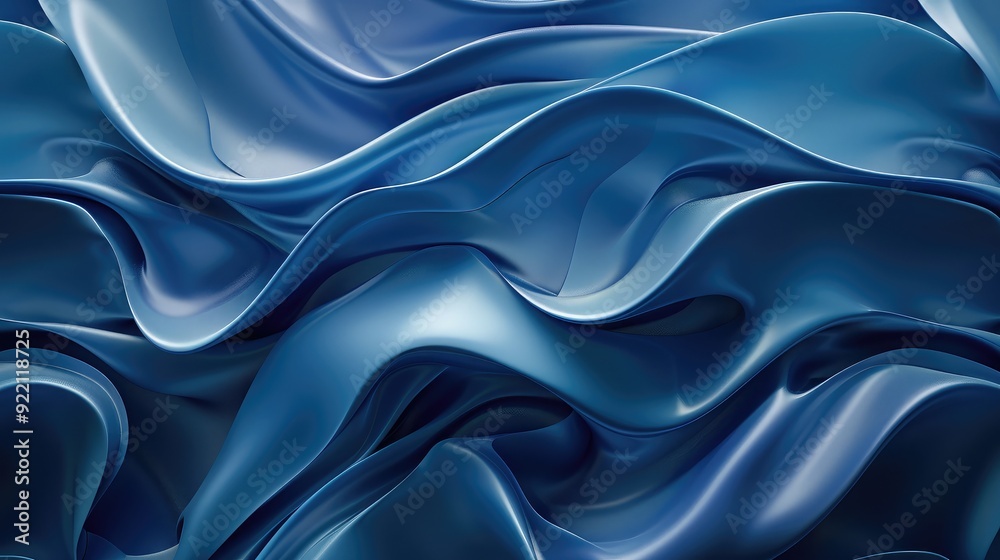 A modern abstract wave pattern background in shades of blue, offering a dynamic and fluid design A modern abstract wave pattern background in shades of blue, offering a dynamic and fluid design