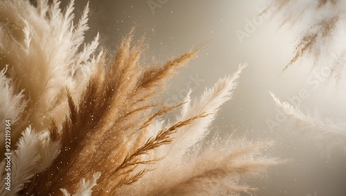 Serene Pampas Grass in Soft Golden Light