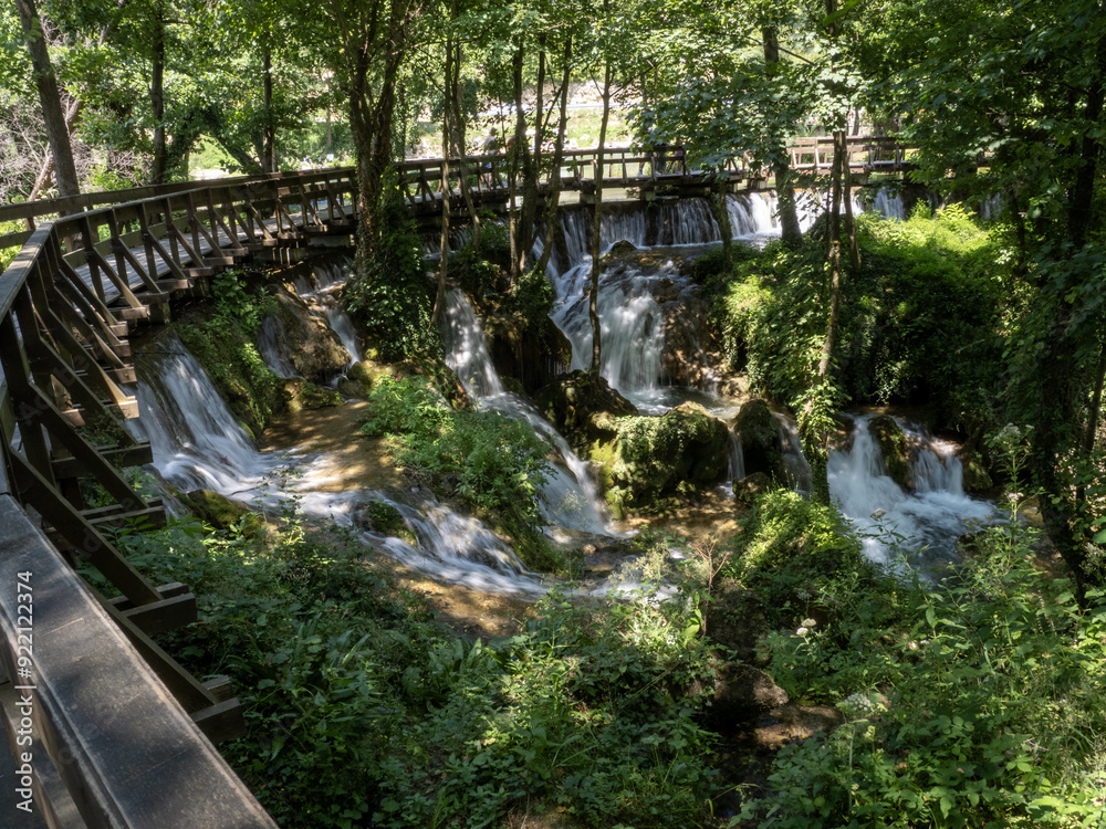 Plivsko jezero is formed by beautiful cascades. Bosnia and Herzegovina