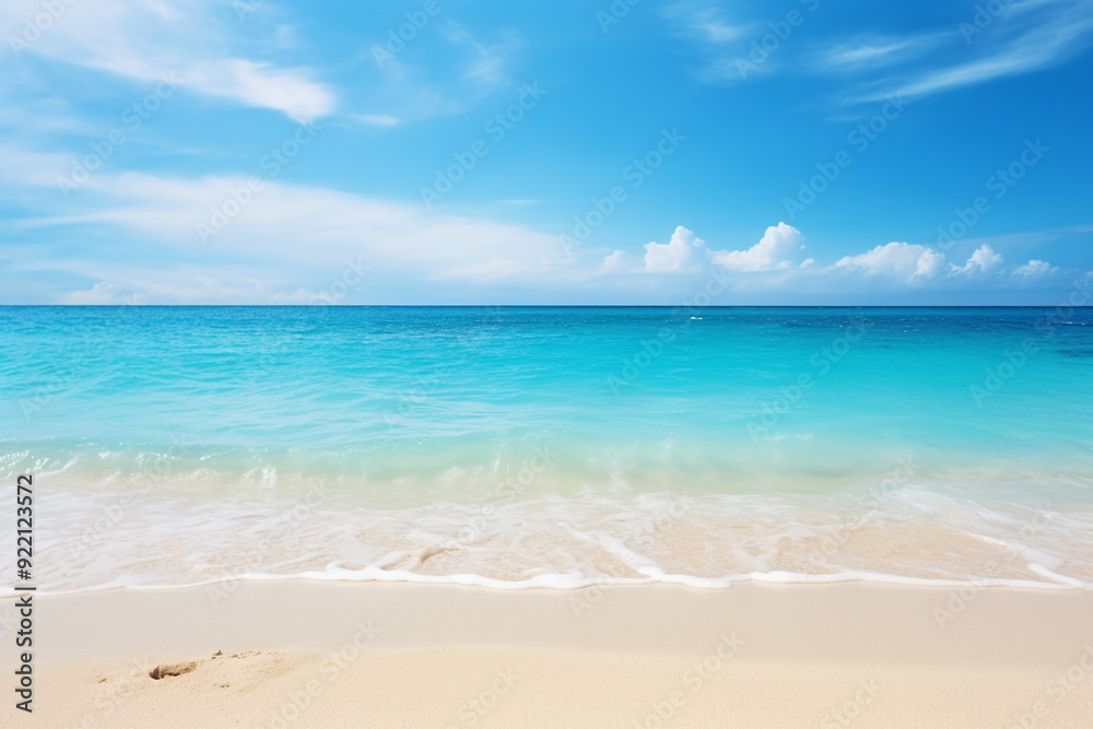 Beautiful white sand beach and tropical sea. Summer vacation background Beautiful white sand beach and tropical sea. Summer vacation background