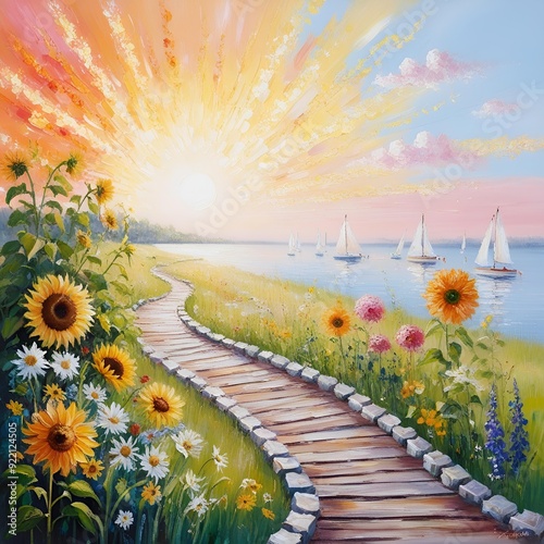 SUMMER SKECH ON BOARD.