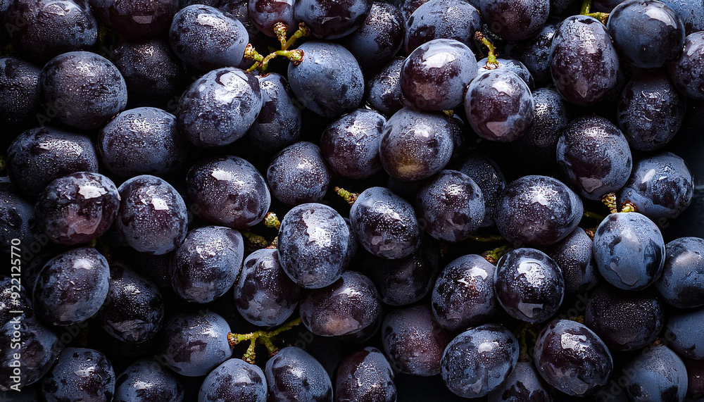 Fototapeta premium dark grapes