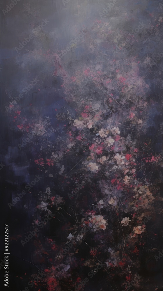 Acrylic paint of flowers art painting texture. Acrylic paint of flowers art painting texture.