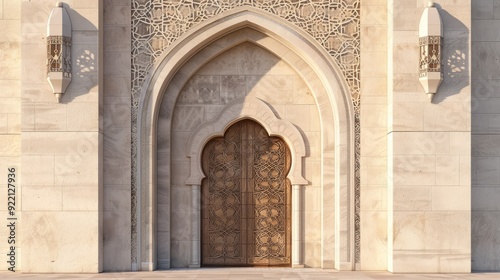 Ornate Entrance to a Mosque