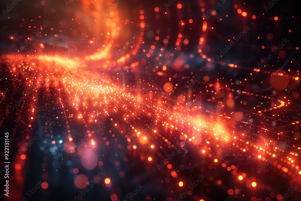 A digital visualization of a quantum algorithm processing vast amounts of data, represented by streams of binary code and quantum states A digital visualization of a quantum algorithm processing vast amounts of data, represented by streams of binary code and quantum states