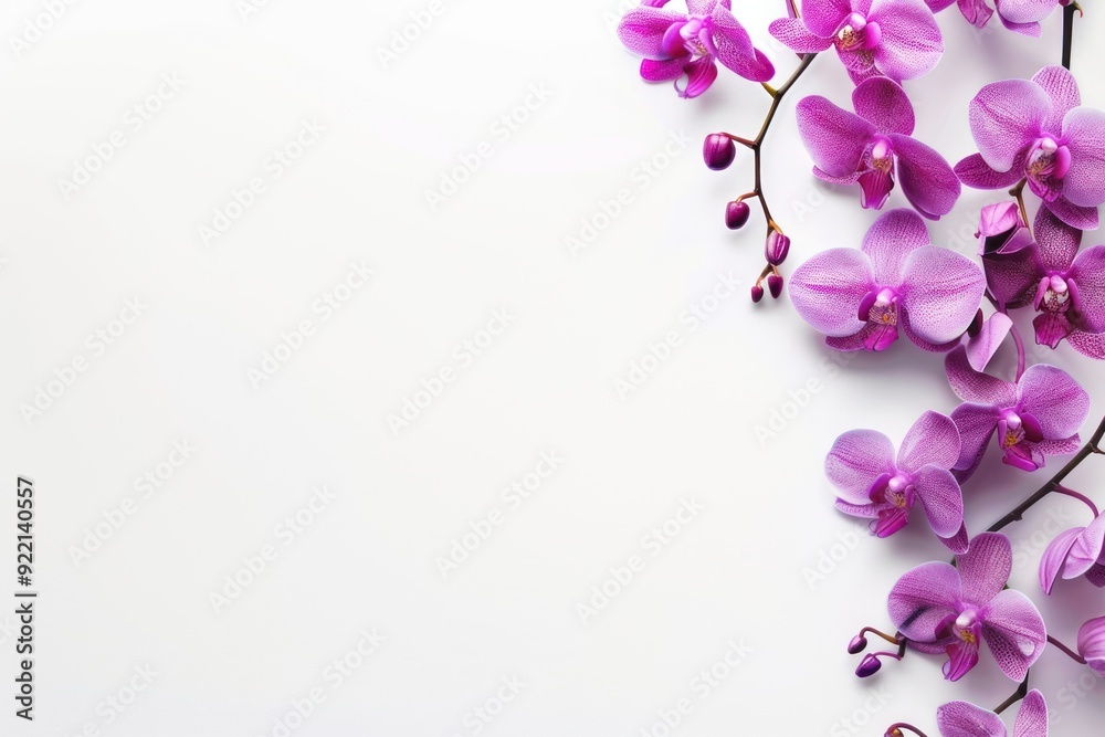 Elegant purple orchid flowers arrangement Elegant purple orchid flowers arrangement