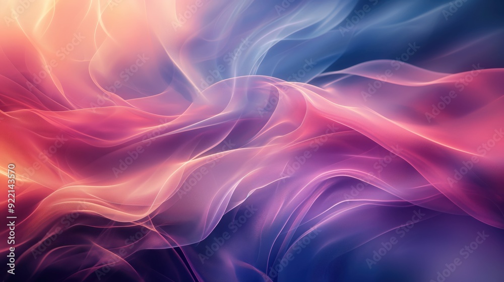 Dreamy Flowing Gradient with Soft Textures Dreamy Flowing Gradient with Soft Textures