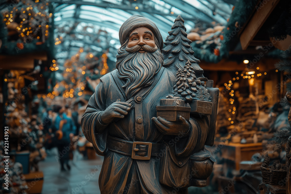 Fototapeta premium Santas workshop