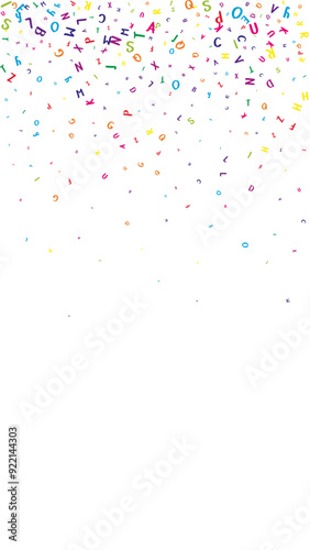 Concept of school background. Colorful childish