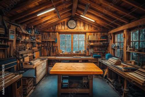 Wooden workshop