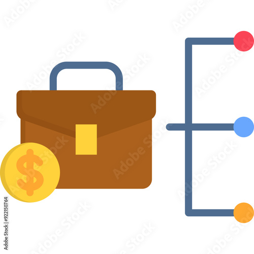 Portfolio Diversification Icon