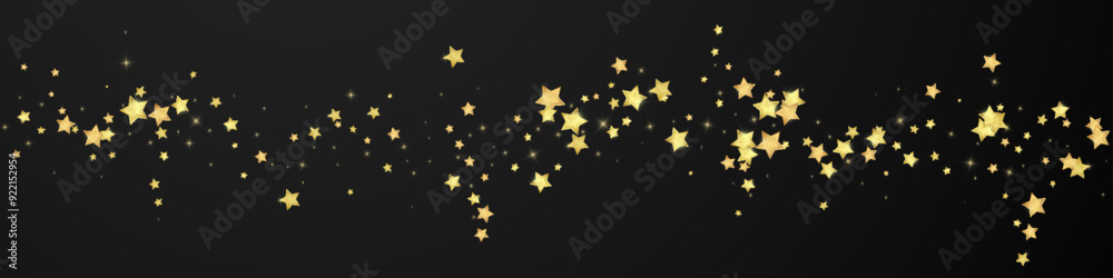 Magic stars vector overlay. Gold stars scattered Magic stars vector overlay. Gold stars scattered