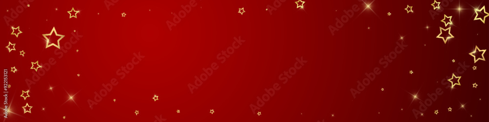 Gold sparkling star confetti. Gold sparkling star confetti.