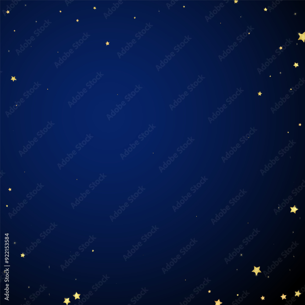 Magic stars vector overlay. Gold stars scattered Magic stars vector overlay. Gold stars scattered