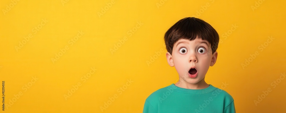 Scared child flat design front view eerie theme cartoon drawing vivid Scared child flat design front view eerie theme cartoon drawing vivid