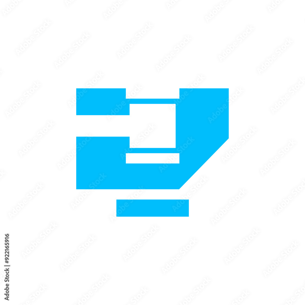 vector logo font, initials, and letter, with a negative effect of the judge's hammer as a symbol of justice vector logo font, initials, and letter, with a negative effect of the judge's hammer as a symbol of justice