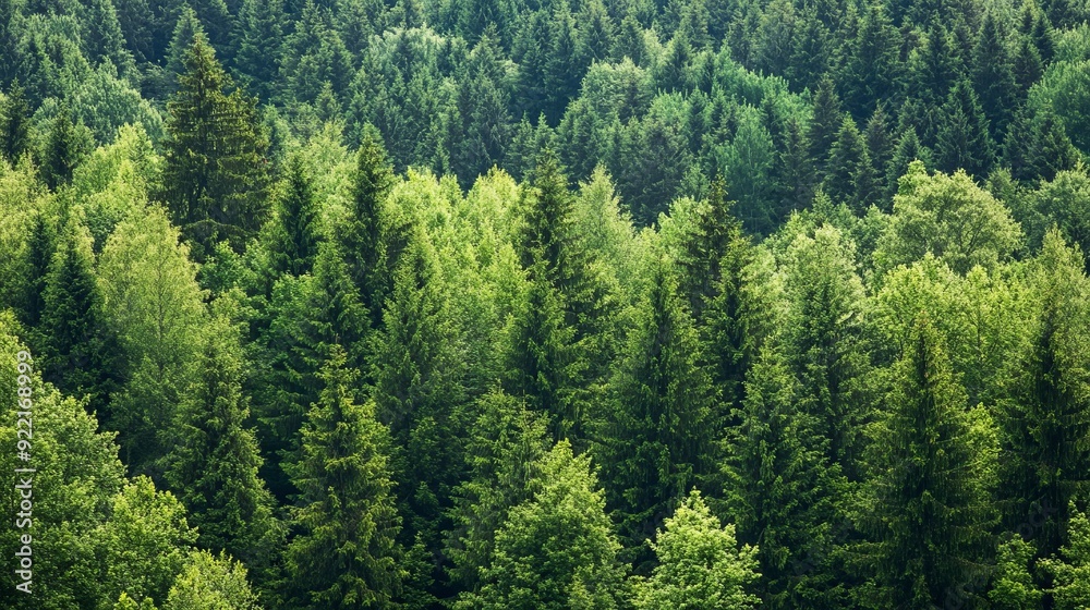 Lush Green Forest Landscape Lush Green Forest Landscape
