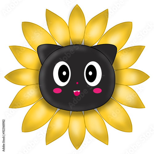 Blackcat in sunflower roles 