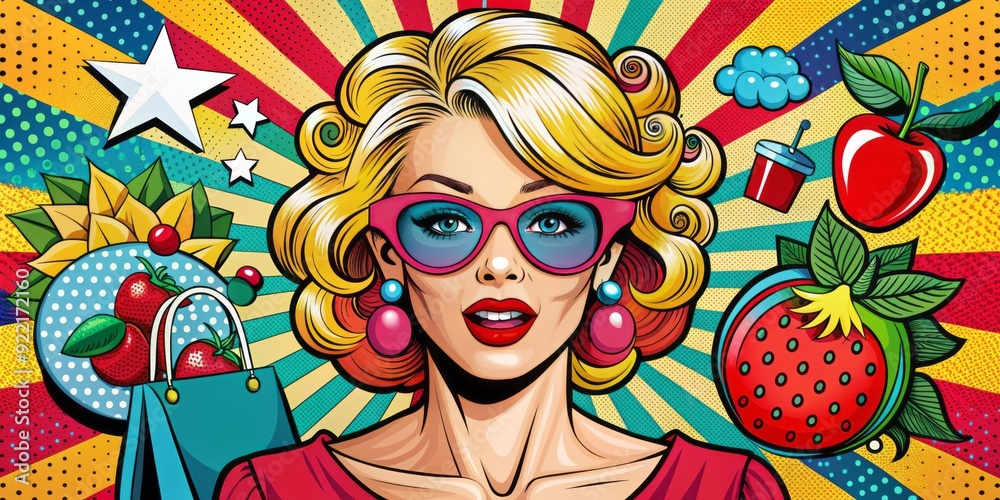 Pop Art Vibrations: Bold, iconic, playful, consumerist, bright colors Pop Art Vibrations: Bold, iconic, playful, consumerist, bright colors