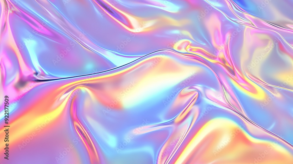 Iridescent Satin Fabric Texture Iridescent Satin Fabric Texture