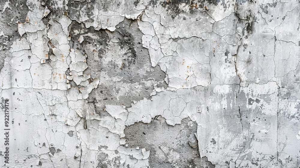 Obraz premium Concrete wall white grey color for background