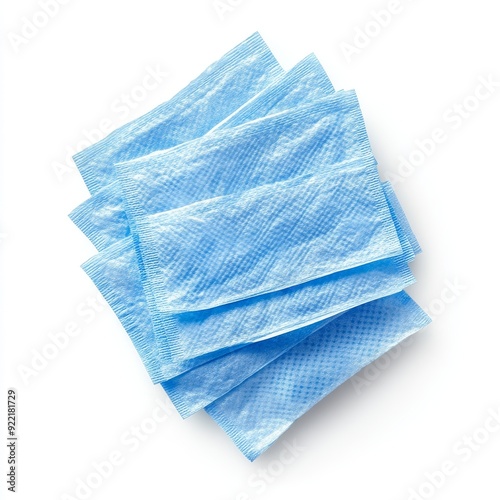 3D Antiseptic Wipes on White Background