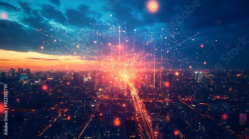 Urban Metropolis, Networked Future background