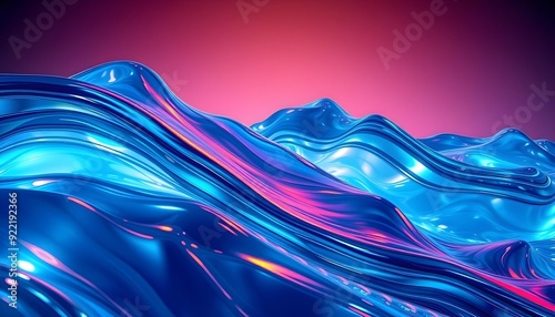 abstract background with waves