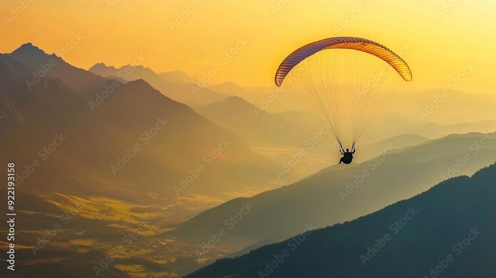 Paragliding Adventure Over Majestic Mountain Ranges